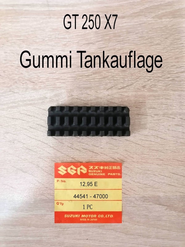 Suzuki GT 250 X7 Gummi Tankauflage