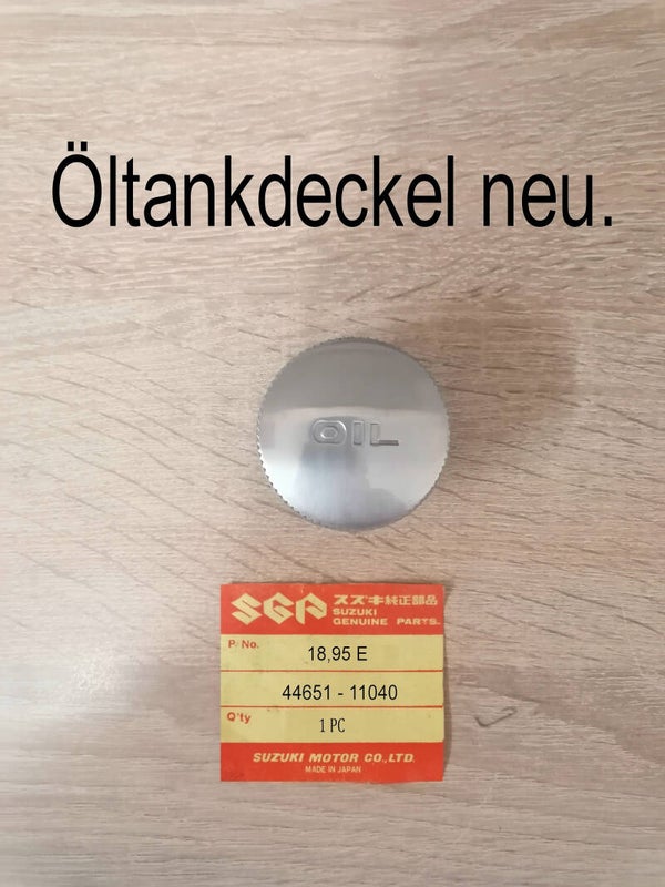 Suzuki T 20 Öltankdeckel neu.
