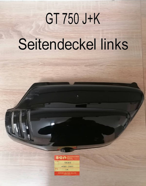 Suzuki GT 750 J+K Seitendeckel links neu