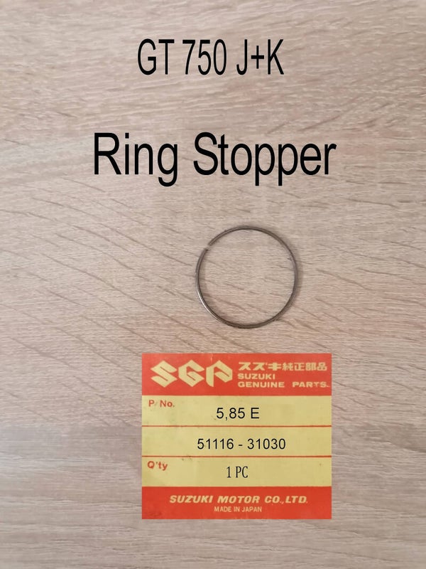 Suzuki GT 750 J+K Ring Kolben Stopper gebraucht.