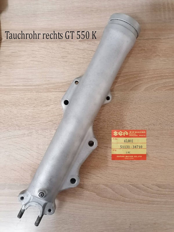 Suzuki GT 550 K Tauchrohr