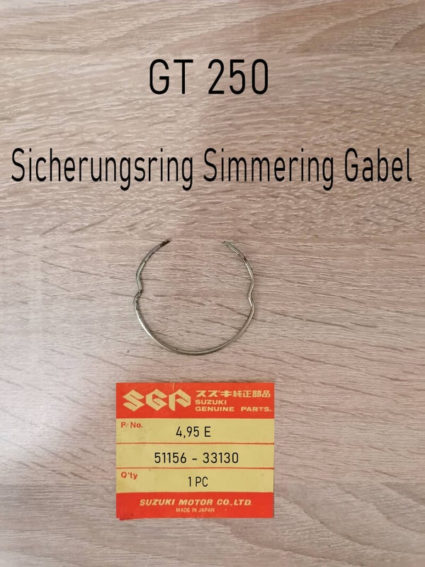 Suzuki GT 250 Sicherungs - Simmering - Gabel