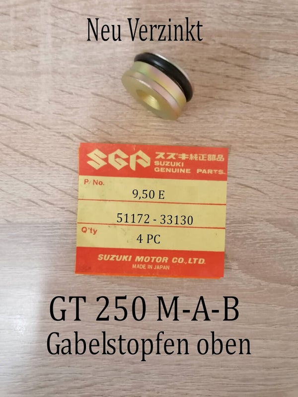 Suzuki GT 250 Gabelstopfen gebraucht.