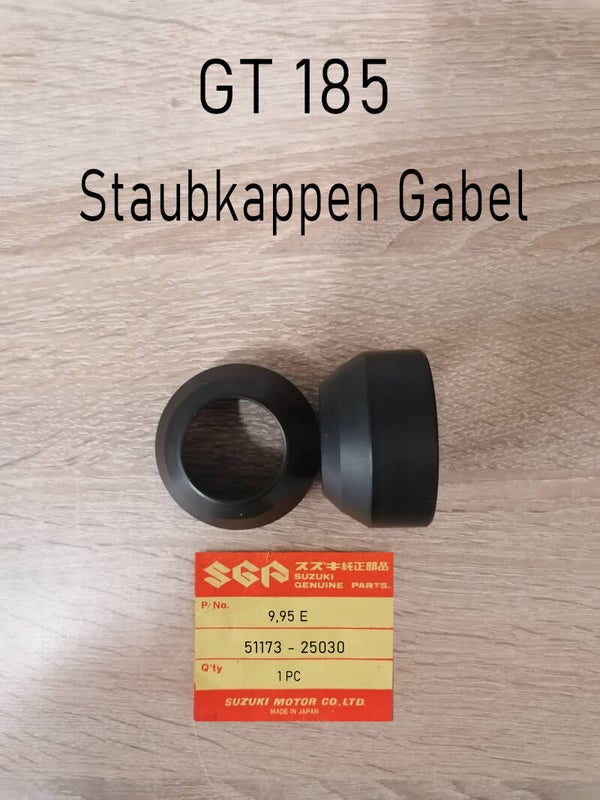 Suzuki GT 185 Staubkappen Gabel gebraucht.