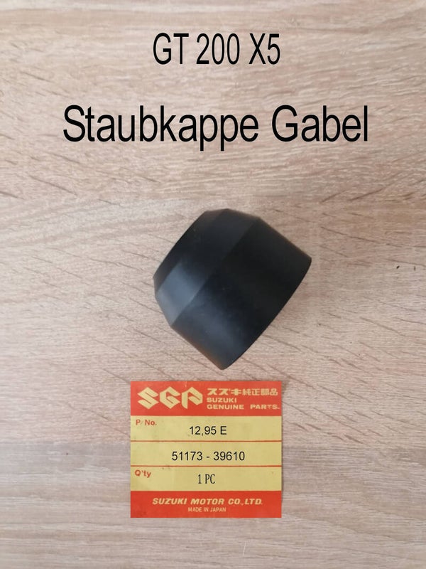 Suzuki GT 200 X5 Staubkappe Gabel neu.
