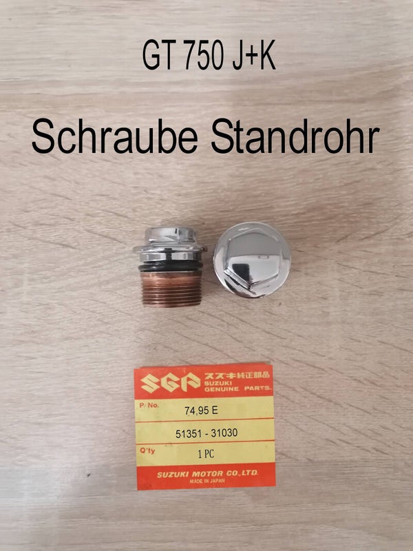 Suzuki GT 750 Schrauben für Standrohre gebraucht.