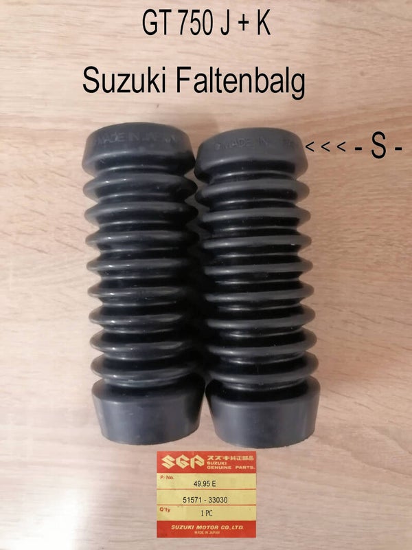 Suzuki GT 750 J+K Faltenbalg neu.