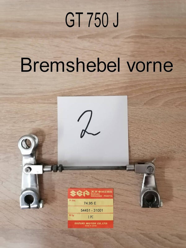 Suzuki GT 750 J Bremshebel 2 vorne gebrauch