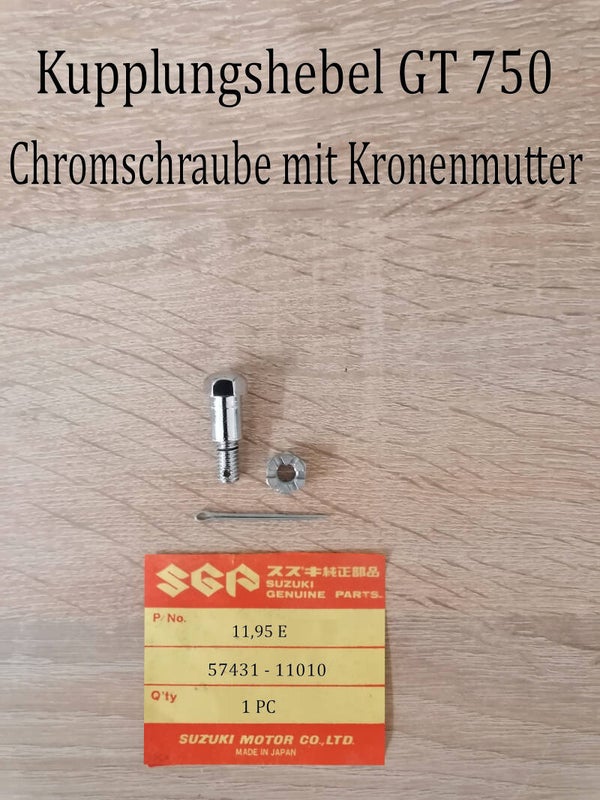 Suzuki GT 750 Chromschraube Kupplungshebel