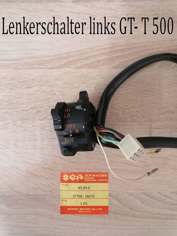 Suzuki GT 500 + T500 Lenkerschalter links