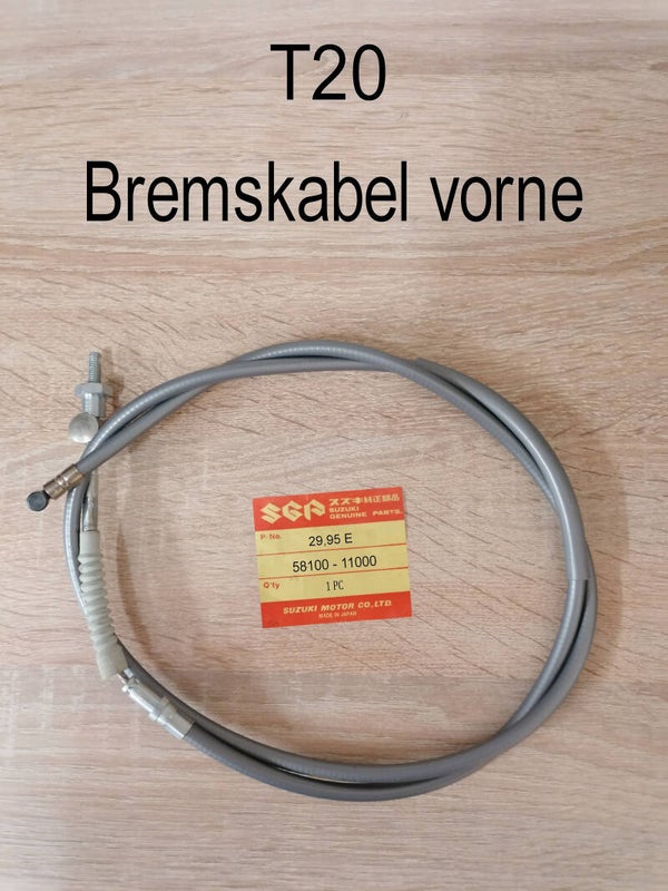 Suzuki T20 Bremskabel vorne neu.
