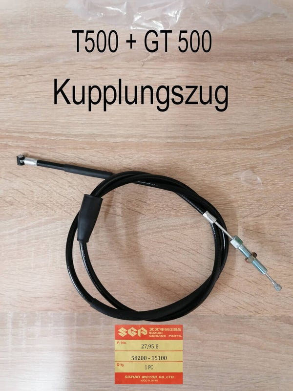 Suzuki T500 + GT 500 Kupplungszug neu.