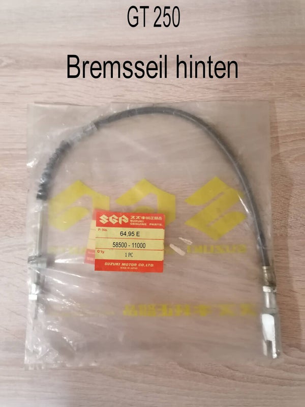 Suzuki GT 250 Bremsseil hinten neu.