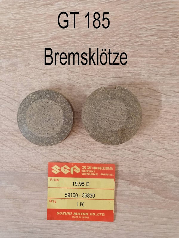 Suzuki GT 185 Bremsklötze Vesrah neu.