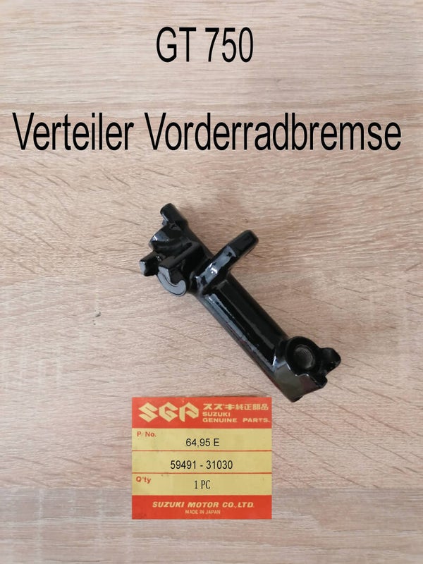 Suzuki GT 750 Verteiler Vorderradbremse gebraucht.