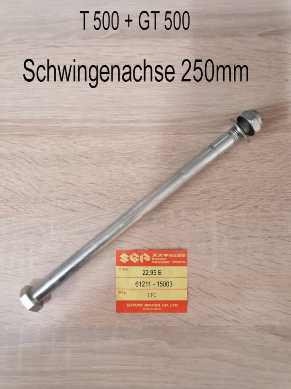 Suzuki T 500 + GT 500 Schwingenachse  250mm