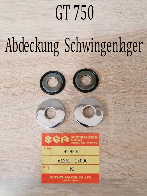 Suzuki GT 750  Abdeckung Schwingenlager gebraucht.