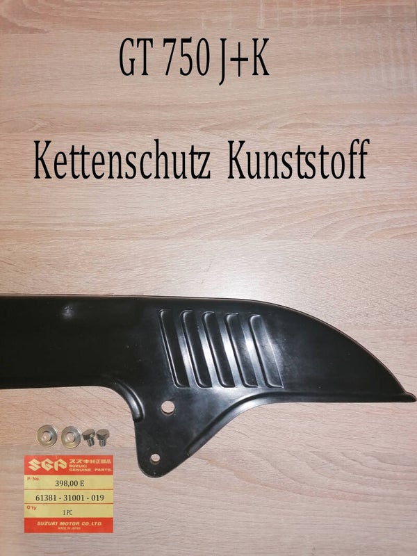 Suzuki GT 750 J + K Kettenschutz neu.