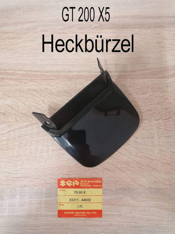 Suzuki GT 200 X5 Heckbürzel neu.