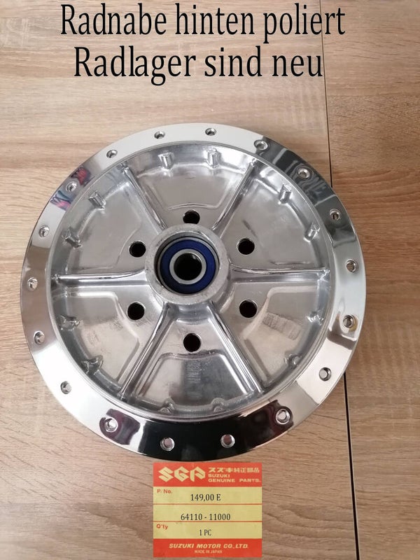 Suzuki GT 250 Radnabe hinten