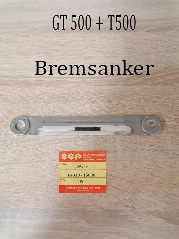 Suzuki GT 500 + T 500 Bremsanker verchromt.