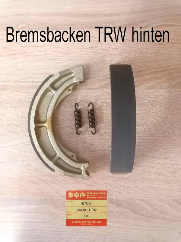 Suzuki GT 250 Bremsbacken mit Feder TRW neu.