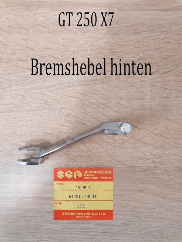 Suzuki GT 250 X7 Bremshebel hinten gebraucht.