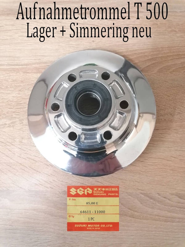 Suzuki GT 500 + T 500 Aufnahmetrommel