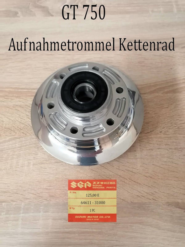 Suzuki GT 750 Aufnahmetrommel Kettenrad