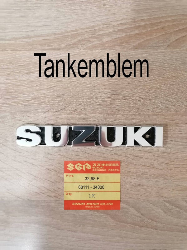 Suzuki GT 250 Tankemblem neu.
