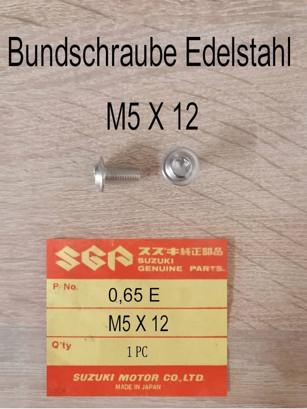 Bundschraube Edelstahl M5 X 12 neu