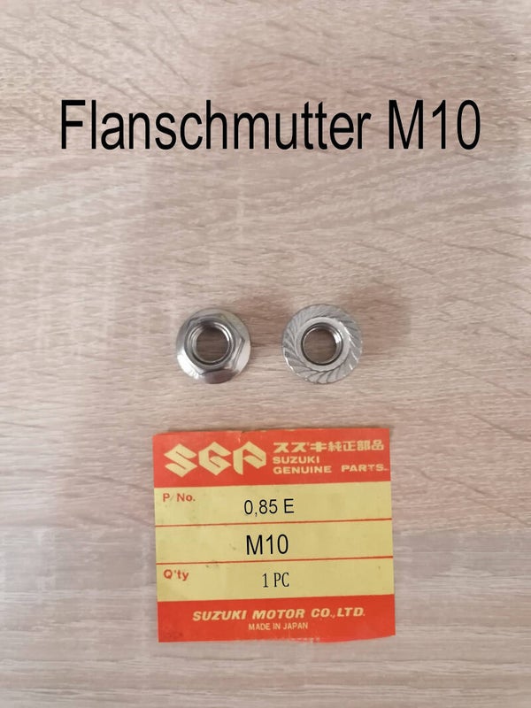 Flanschmutter M10  VA - A2 neu.