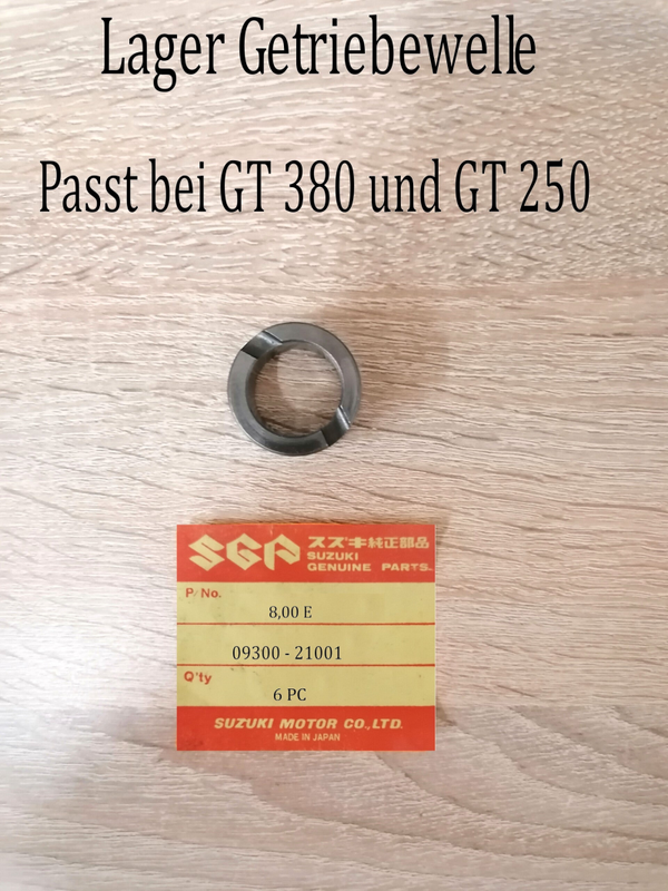 Suzuki GT 250 Lager Getriebe gebraucht.