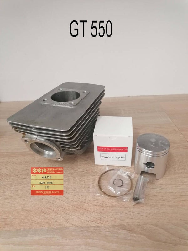 Suzuki GT 550 J  Zylinder links neu.