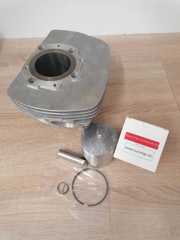 Suzuki T 500 - GT 500 Zylinder links mit Kolben neu.