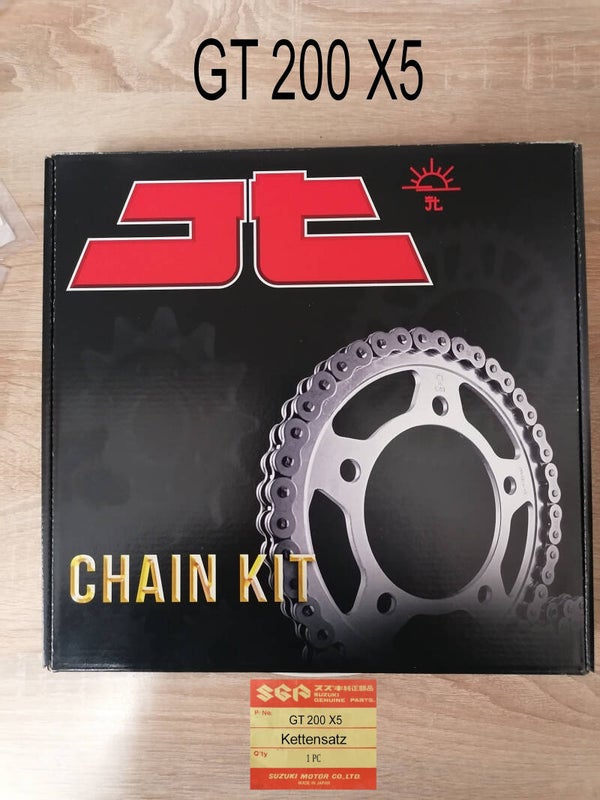 Suzuki GT 200 X5 Kettensatz neu.