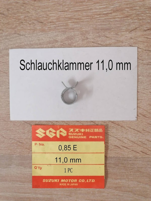 Schlauchklammer 11,0 mm neu
