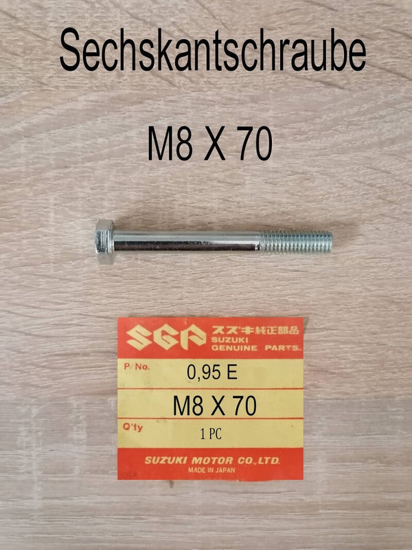 Sechkantschraube M8 X 70 neu.