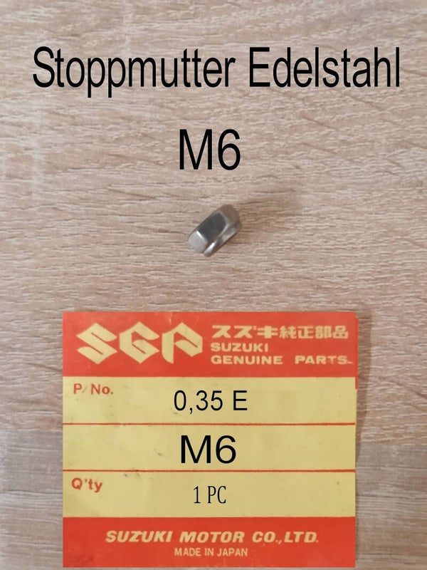 Stoppmutter Edelstahl M6 neu