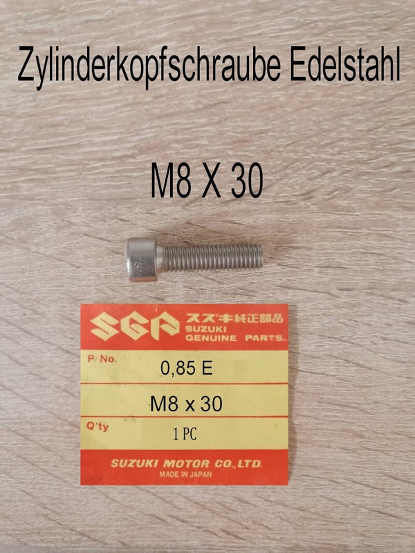 Zylinderkopfschraube Edelstahl M8 X 30 neu
