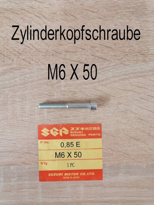 Zylinderkopfschraube M6 X 50 neu