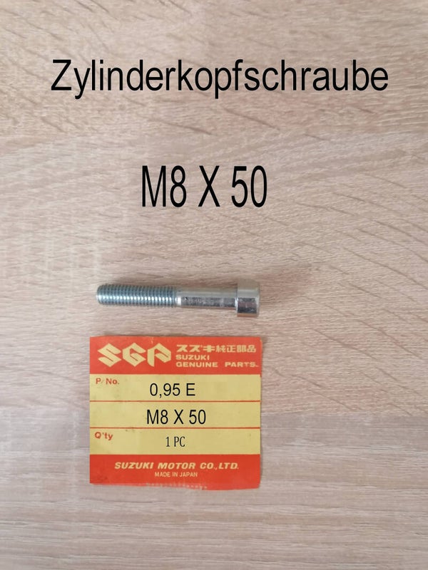 Zylinderkopfschraube M8 X 50 neu.