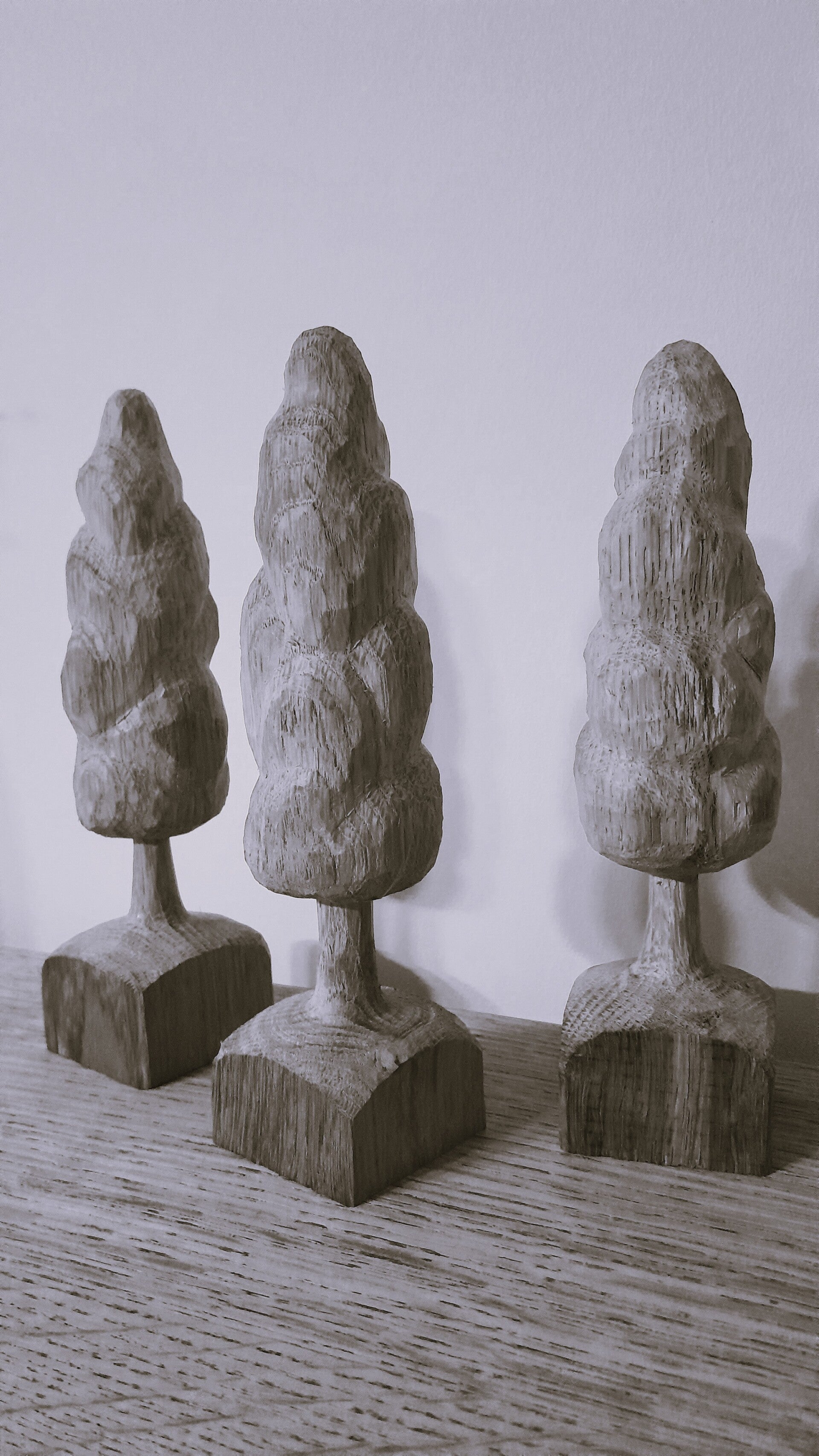 houten bomen set A003, A004 & A005 - VERKOCHT