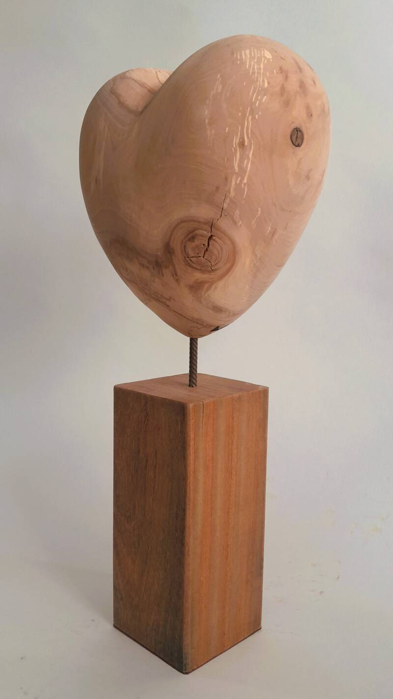 Houten hart - VERKOCHT