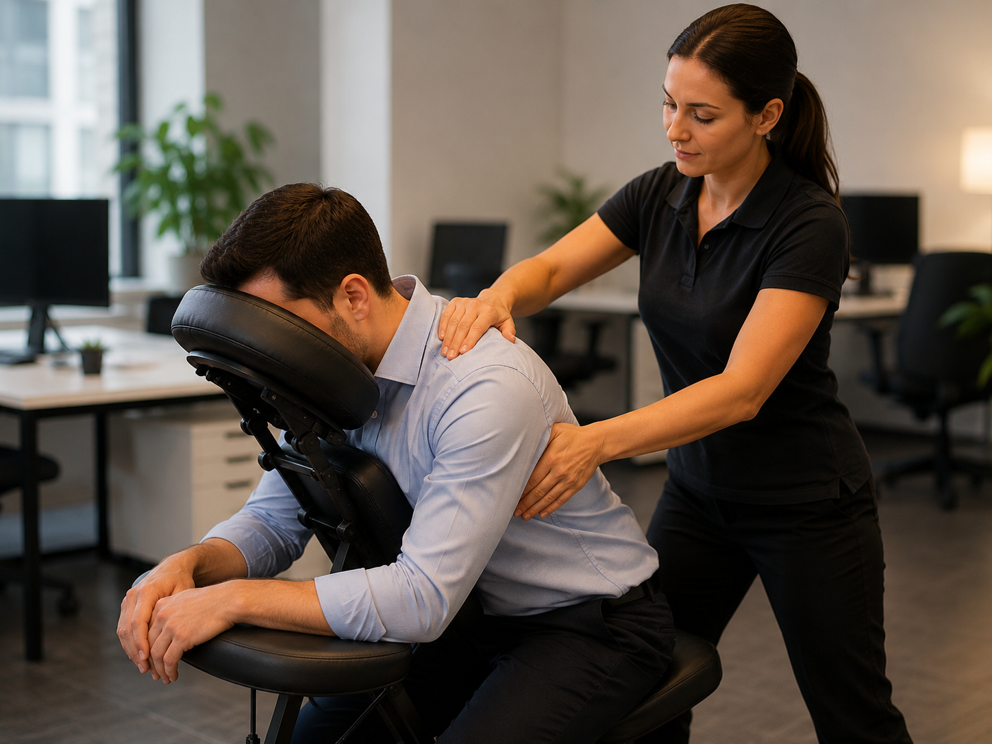 Bürostuhl-Massage 20 Minuten