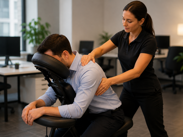 Bürostuhl-Massage 20 Minuten