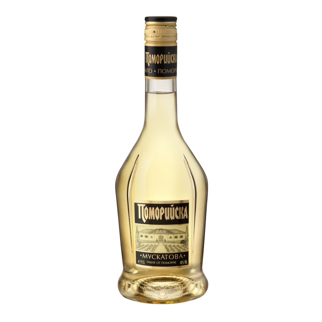 Pomoriiska Muskat Traubenschnaps Rakiya 700 ml