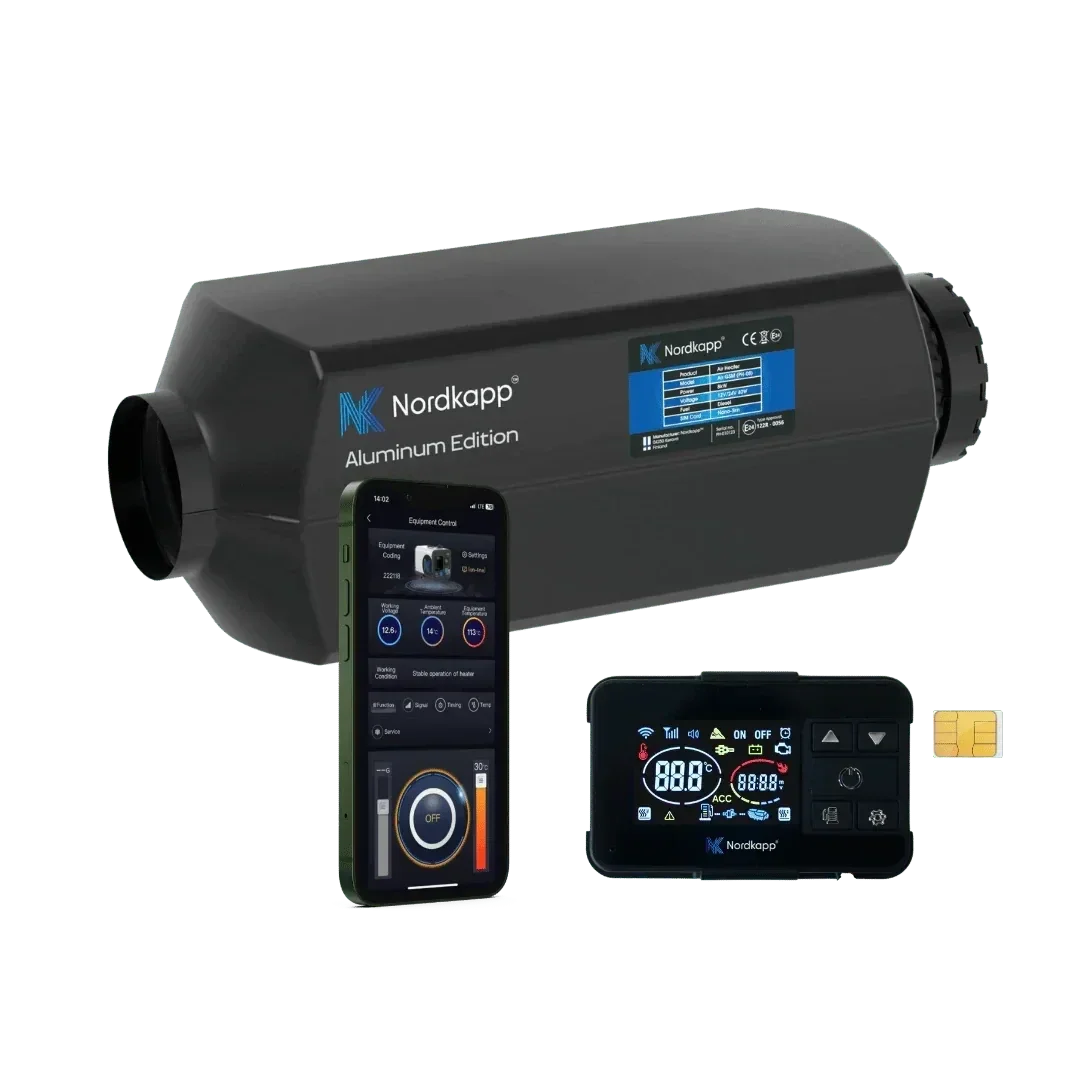 Nordkapp Air GSM 4G/5G Diesel Luchtverwarmer 2kW , 12V