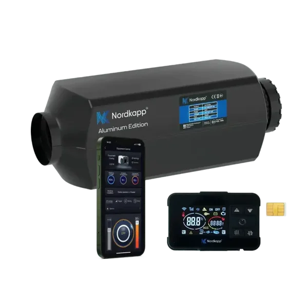 Nordkapp Air GSM 4G/5G Diesel Luchtverwarmer 2kW , 12V