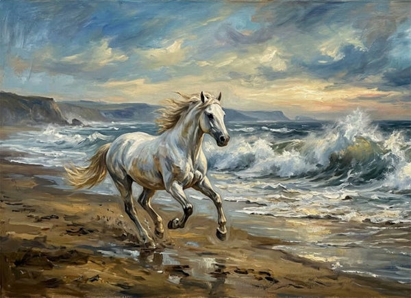 Freiheit am Strand – Kunstdruck